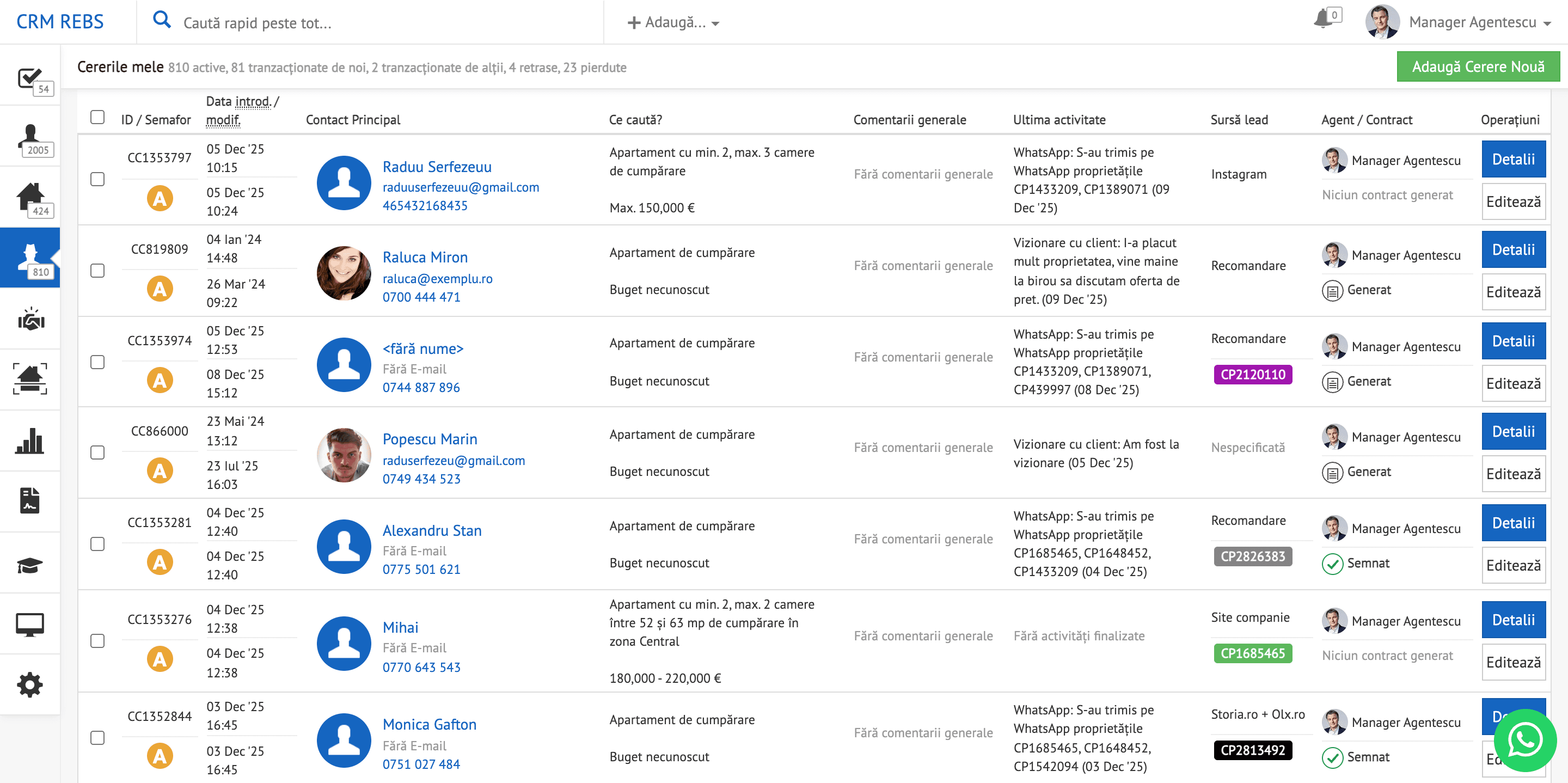 CRM REBS screenshot 2
